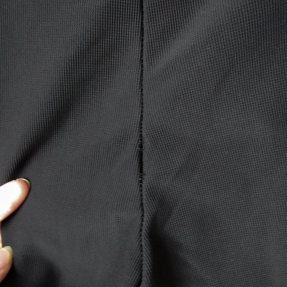 WEST OF MELROSE Sexy Black Tie Waist Pants Baby Flares - Medium - Picture 9 of 12